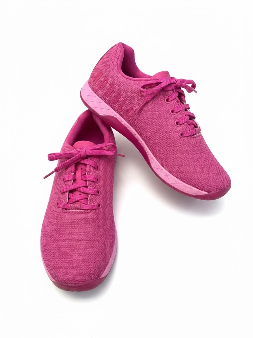 NOBULL Outwork‎ Trainers Men Size 12 Neon Pink SuperFabric Sneakers NWOB
